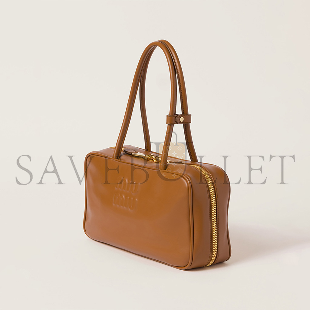 MIU MIU BEAU LEATHER TOP-HANDLE BAG 5BB172 (29*17*9cm)